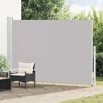 vidaXL Auvent latéral rétractable de patio 200x314 cm Gris