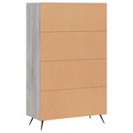vidaXL Buffet haut sonoma gris 69 5x31x115 cm bois d'ingénierie