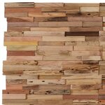 vidaXL Panneaux de revêtement mural 10 Pièces 1 03m² Bois de teck recyclé