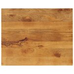 vidaXL Dessus de table 90x80x3 8 cm rectangulaire bois massif manguier