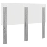 vidaXL Tête de lit Gris Sonoma 160 cm Bois d'ingénierie