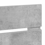 vidaXL Tête de lit Gris béton 180 cm Bois d'ingénierie
