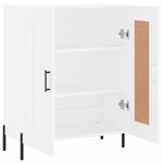 vidaXL Buffet blanc 69 5x34x90 cm bois d'ingénierie