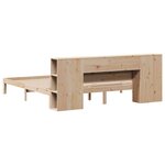 vidaXL Lit bibliothèque sans matelas 180x200 cm bois massif de pin