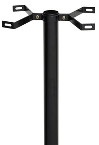 Support vertical en acier  E2112  pour boîte aux lettres ARREGUI  144 Cm  Noir