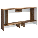 vidaXL Table console Bois ancien 155 x 29 x 74 cm Bois d’ingénierie