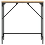 vidaXL Table console chêne sonoma 75x32x75 cm bois d'ingénierie