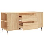 vidaXL Table basse chêne sonoma 102x44 5x50 cm bois d'ingénierie