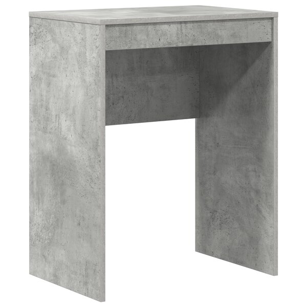 vidaXL Bureau d'écriture Gris béton Panneau de particules 60 x 40 x 76 cm