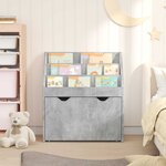 vidaXL Bibliothèque pour enfants Gris béton 60 x 29 5 x 69 cm