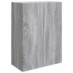 vidaXL Armoire Murale 66 x 34 5 x 90 cm Bois d'ingénierie Sonoma gris