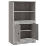 vidaXL Buffet haut sonoma gris 60x35 5x103 5 cm bois d'ingénierie