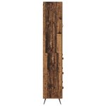 vidaXL Haut Armoire Bois Ancien 69 5 x 34 x 180 cm Bois d'ingénierie