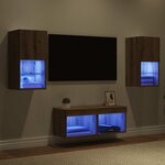 vidaXL Meubles TV muraux 4 Pièces Chêne artisanal 30 5 x 30 x 60 cm