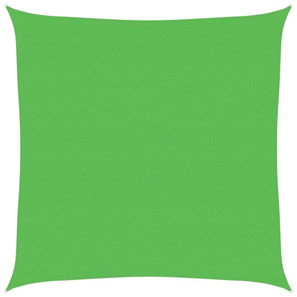 vidaXL Voile d'ombrage 160 g/m² Vert clair 7x7 m PEHD