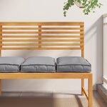 vidaXL Coussins de palette pour siège 2 Pièces Gris 40x40x8 cm Tissu Oxford