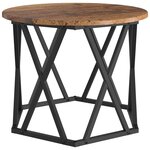 Tables d'appoint empilables vidaXL 3 Pièces en bois recyclé et stratifié