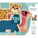 Djeco DJ03126 - Magnétiques bois Mixanimo