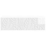 vidaXL Table d'appoint murale 87 5 x 34 5 x 17 cm Bois d'ingénierie