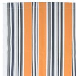 vidaXL Lambrequin de rechange pour 2 5 m Rayures orange et gris