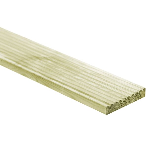 vidaXL Lames de terrasse 8 Pièces 1 16 m² 1 m Bois de pin imprégné