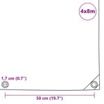 vidaXL Bâche de protection 650 g/m² 4x8 m