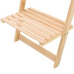 vidaXL Étagère murale échelle bois de cèdre 41 5 x 30 x 176 cm
