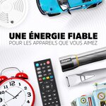 Piles Alcalines Energizer Max 9V, pack de 2