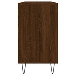 vidaXL Armoire salle de bain chêne marron 80x33x60cm bois d'ingénierie