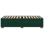 vidaXL Cadre de lit sans matelas vert foncé 80x200 cm velours