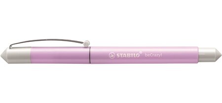 Stylo plume - becrazy! - collection pastel white - lilas stabilo