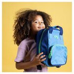 Sac a dos enfant eco-responsable - bleu marine Billy
