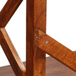 vidaXL Bibliothèque Bois massif d'acacia et finition miel 60x30x160 cm