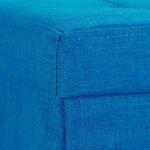 Tabouret banquette pouf de rangement pliant coffre repose-pieds 76 cm lin bleu 13_0002337_2