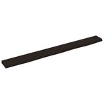 vidaXL Étagère murale marron foncé 100x10x2cm bois chêne massif traité