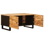 vidaXL Table basse Marron 80 x 50 x 40 cm Bois de mangue massif