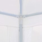 vidaXL Tente de réception 3x9 m PE Blanc