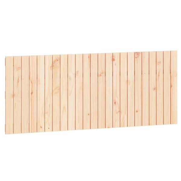 vidaXL Tête de lit murale 147x3x60 cm Bois massif de pin