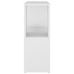 vidaXL Bibliothèque Blanc 60x24x63 cm Bois d'ingénierie