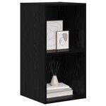 vidaXL Ensemble meuble TV Chêne noir 37 x 37 x 72 cm Bois d'ingénierie