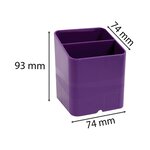 Pot À Crayons Pen-cube Iderama - Violet - X 10 - Exacompta