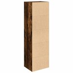 vidaXL Bibliothèque chêne fumé 31x24x102 cm bois d'ingénierie