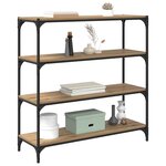 vidaXL Bibliothèque Chêne artisanal 100 x 33 x 100 cm