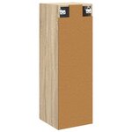 vidaXL Cabinet de Salle de Bain Mural Chêne Sonoma 33 x 34 5 x 100 cm
