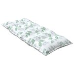 vidaXL Coussins de chaise à dossier haut lot de 2 modèle de feuille