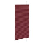 vidaXL Store plissé rouge bordeaux 55x100 cm largeur du tissu 54 4 cm