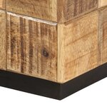 vidaXL Tables basses 2 Pièces avec design de blocs Bois de manguier brut