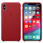 Coque en cuir pour iPhone XS Max - (PRODUCT)RED