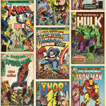 Kids at Home Papier peint Marvel Action Heroes