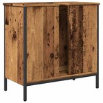 vidaXL Armoire lavabo vieux bois 60x30x60 cm bois d'ingénierie